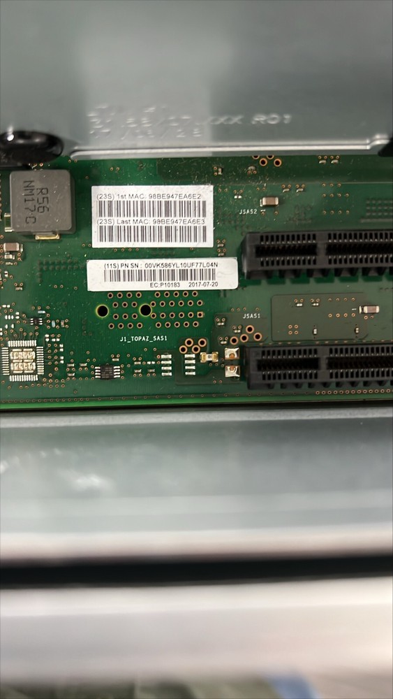 IBM 00VK599, 00VK586 System Backplane 2CD6 PowerLinux S822L,Power S822 Linux/AIX