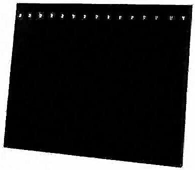Chain Board (15 Hook) Black Necklace Jewelry Display with Easel