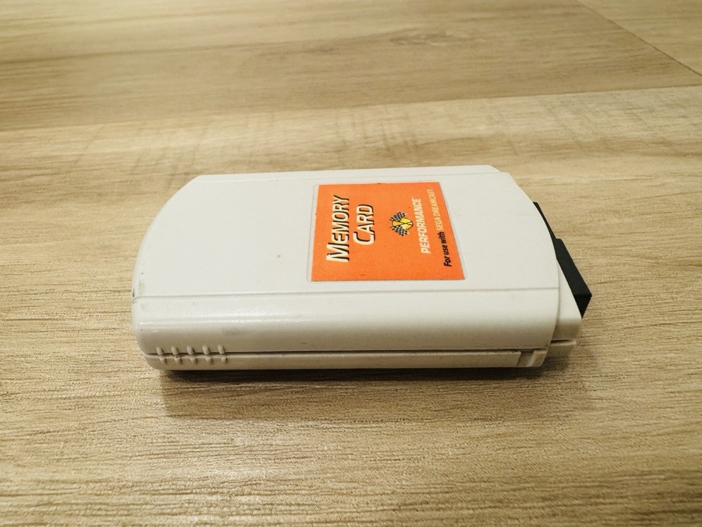Sega Dreamcast Performance Brand Memory Unit Memory Card Clean Tested Works