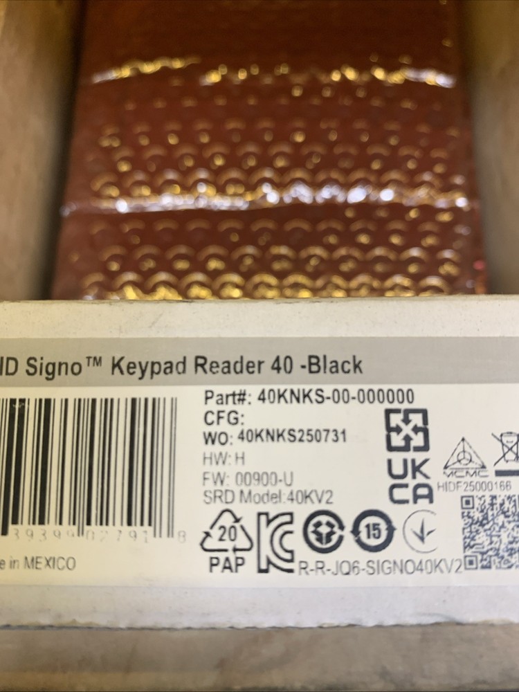 HID 40KNKS-00-000000 Signo 40k Smart Card Access Control Reader