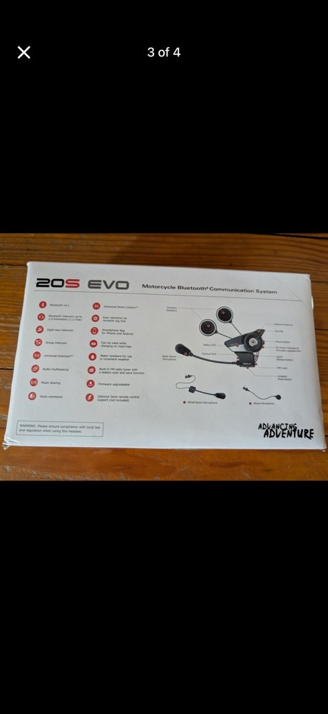 Sena 20S EVO bluetooth communication system