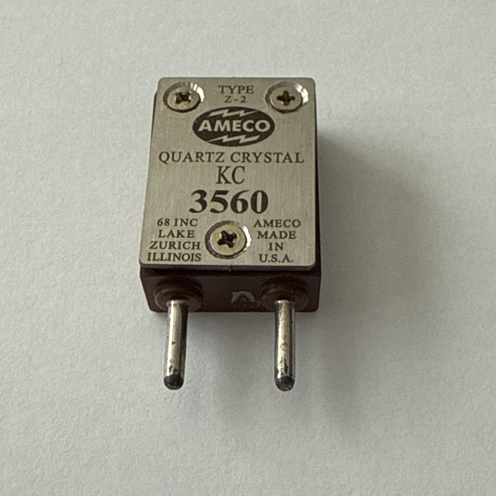 AMECO AC-1 crystal 3560 KC FT-243 Ham Radio Crystal TESTED