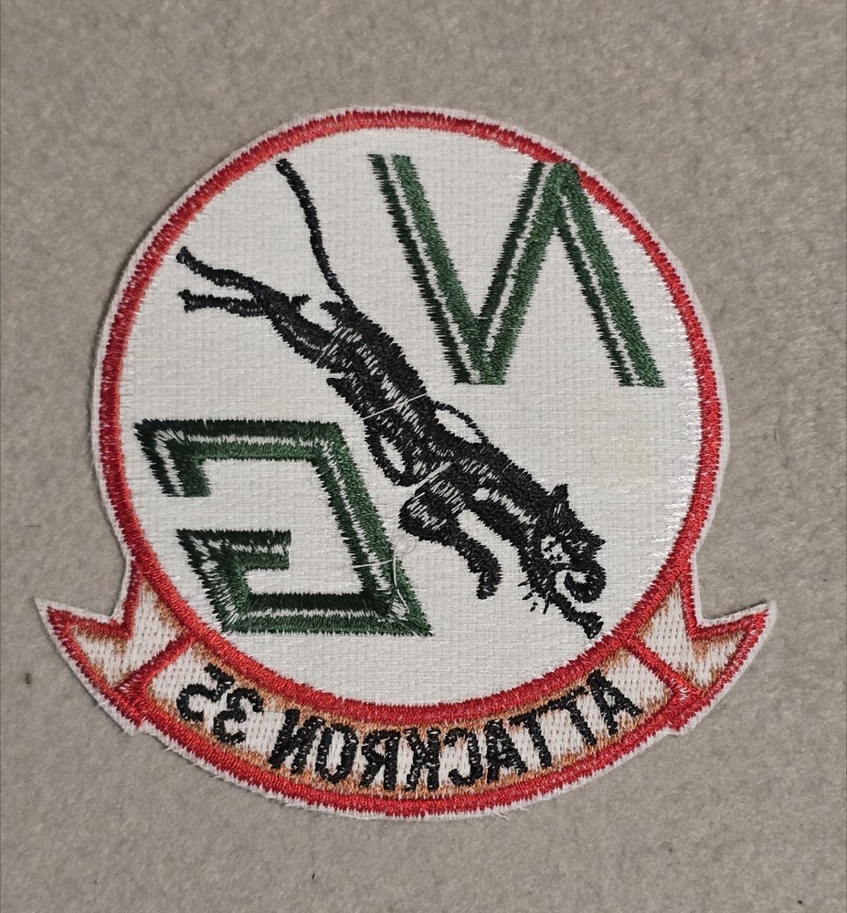 US Navy VA-35 NG Patch - 4" x 4" - No plastic backing