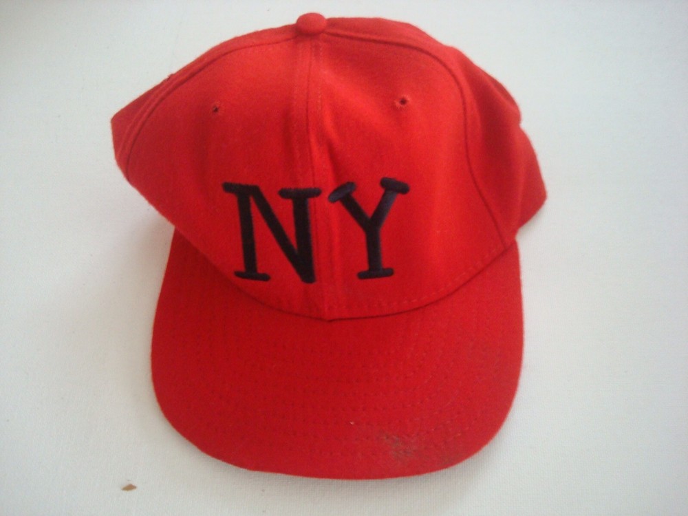NEW YORK SCRIPT ERA  FITTED 6 3/4     VINTAGE NEW 90S  SCRIPT HAT CAP