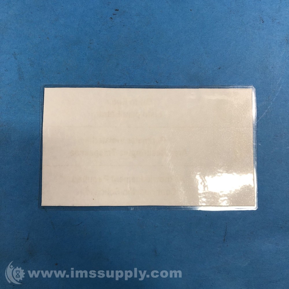 Color Indicator Label Sheet USIP