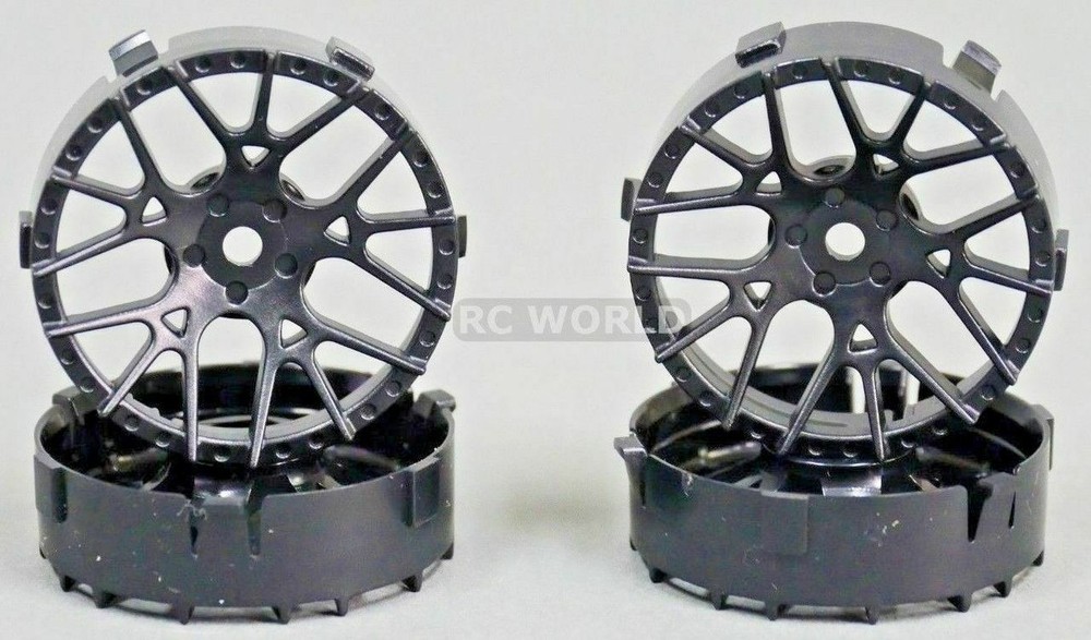 Tetsujin Wheels LYCORIS Insert Adjustable Offset 3-6-9mm -SILVER- (4) PC TT-7605