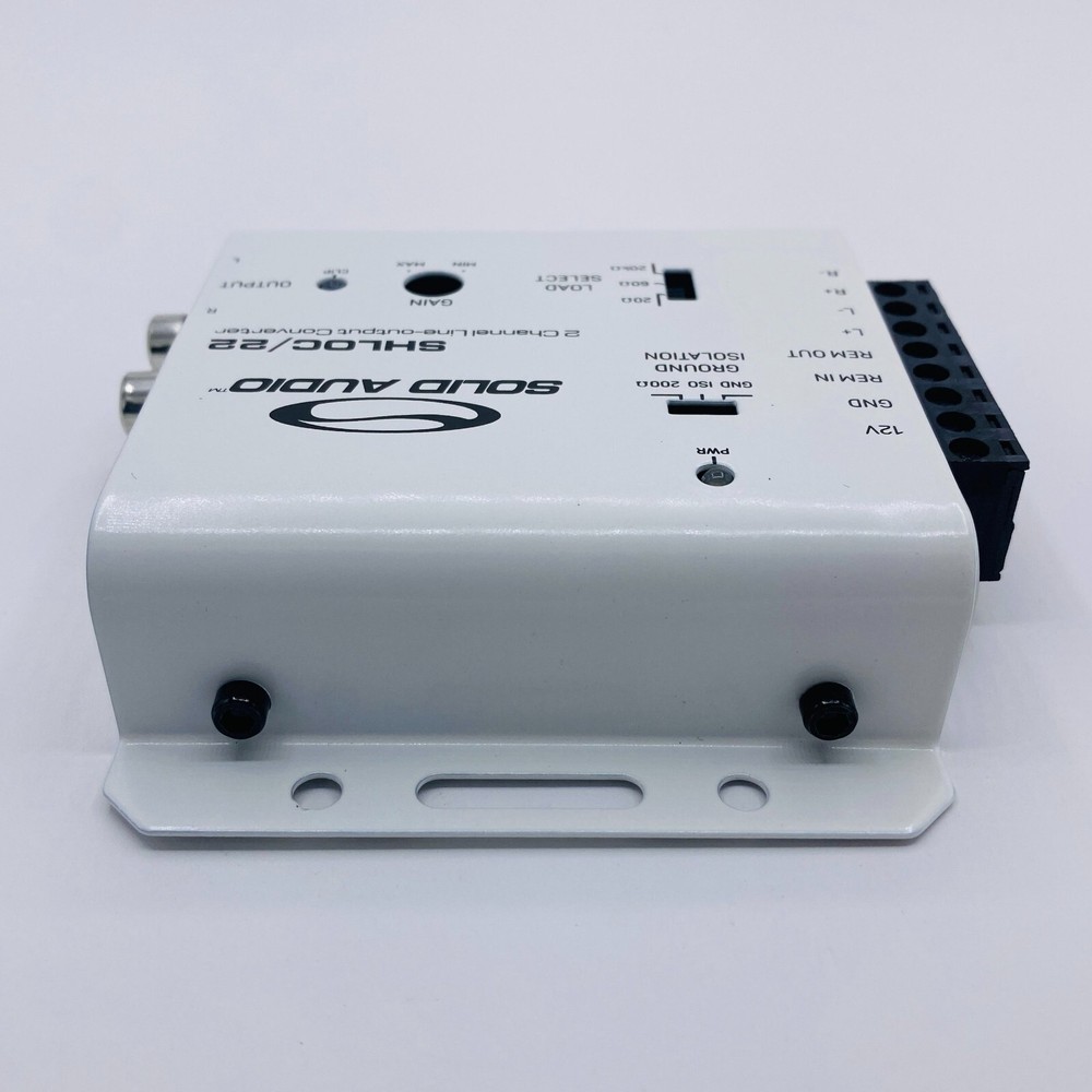 Solid Audio 2-Channel Active Line Output Converter with Auto Turn On SHLOC/22