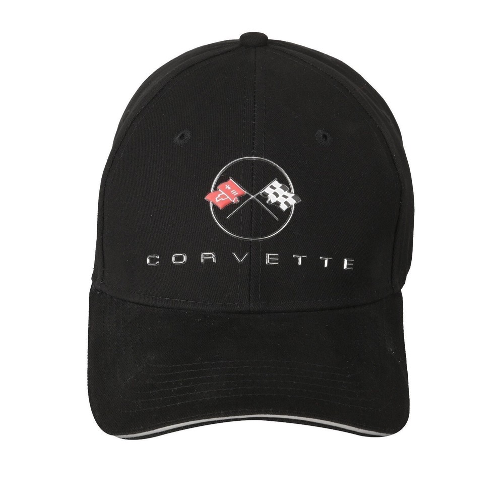 C1 Corvette Liquid Metal Logo Hat