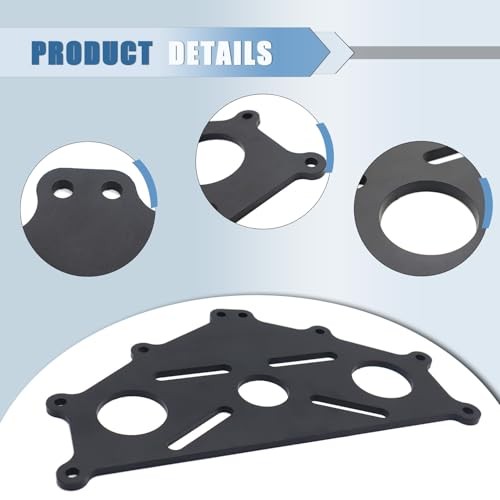 Engine Safe Stand Adapter Plate Compatible with Chevy Small/Big Block and LS