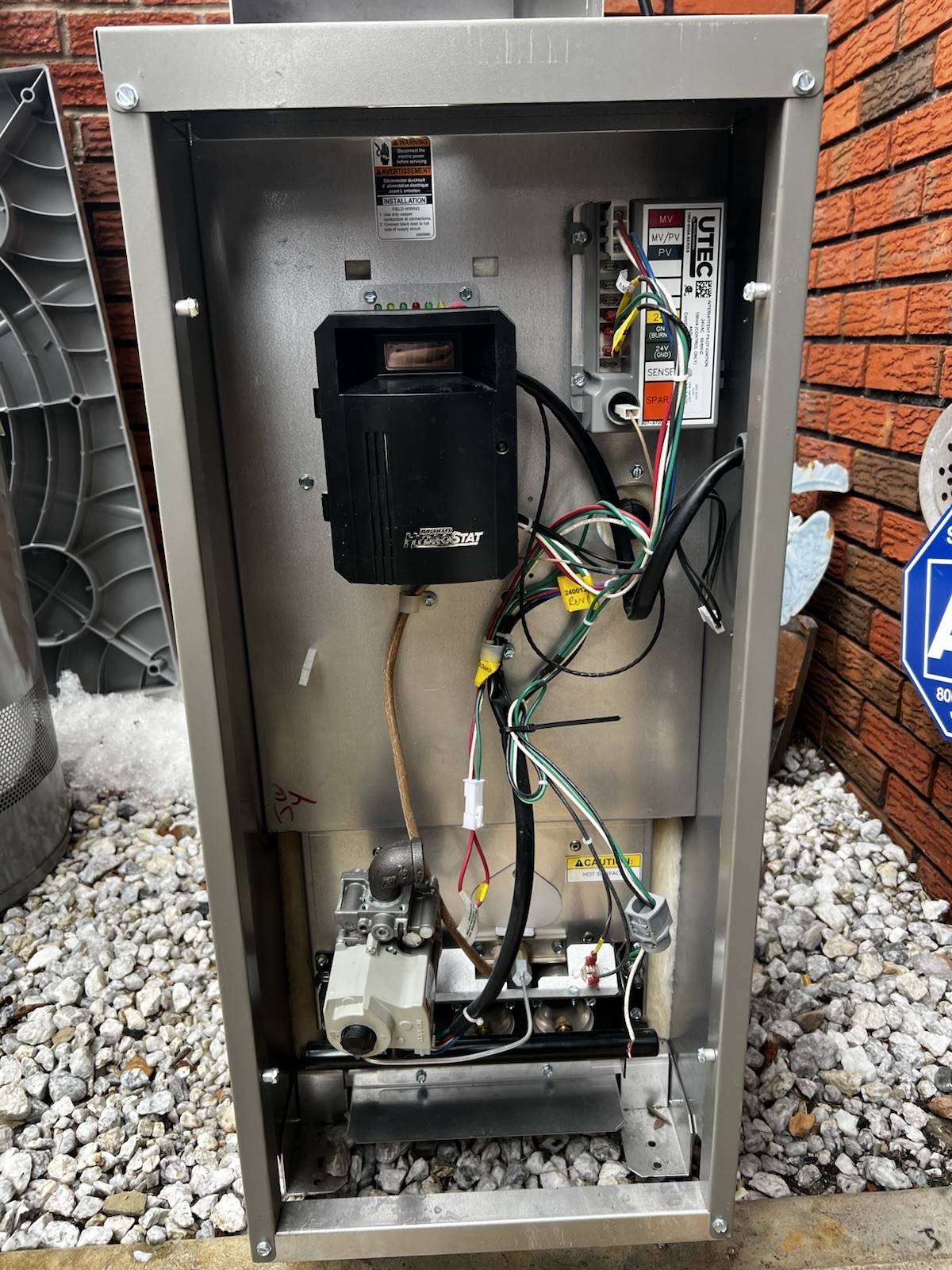 LENNOX GWB84-095E-01 Boiler Furnace 92,500 BTU Natural Gas w/ Expansion Tank