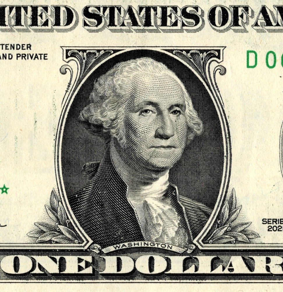 2021 D Star note One Dollar Bill Regular Run 3.2 pack note