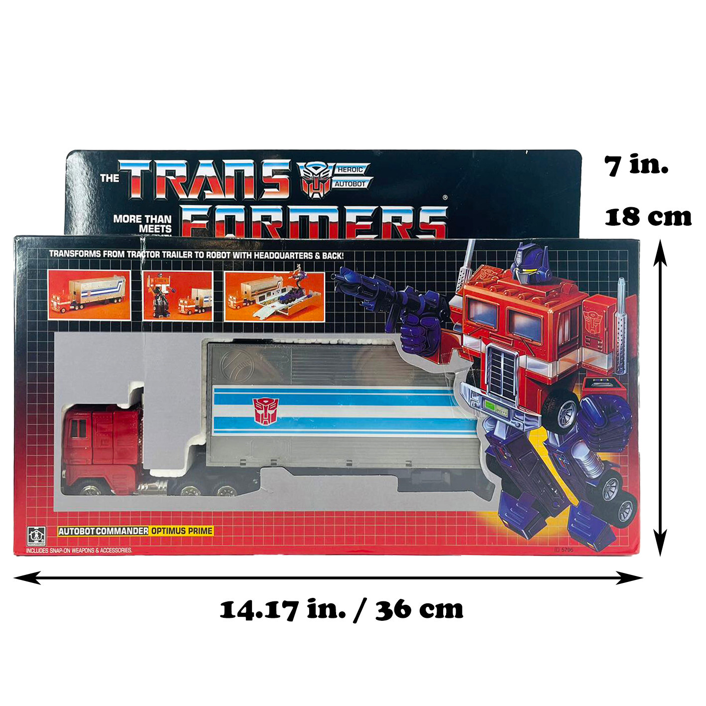 Transformers G1 Autobot Commander Optimus Prime Transforming Toy K.O.Version NEW