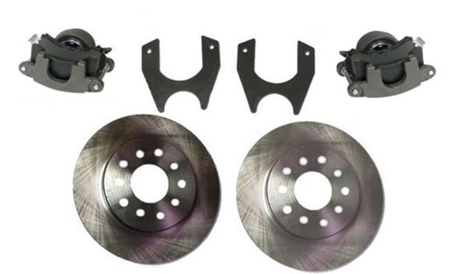 Street Rod Weld On Econo Brake Rear Disc Kit for 9" Ford