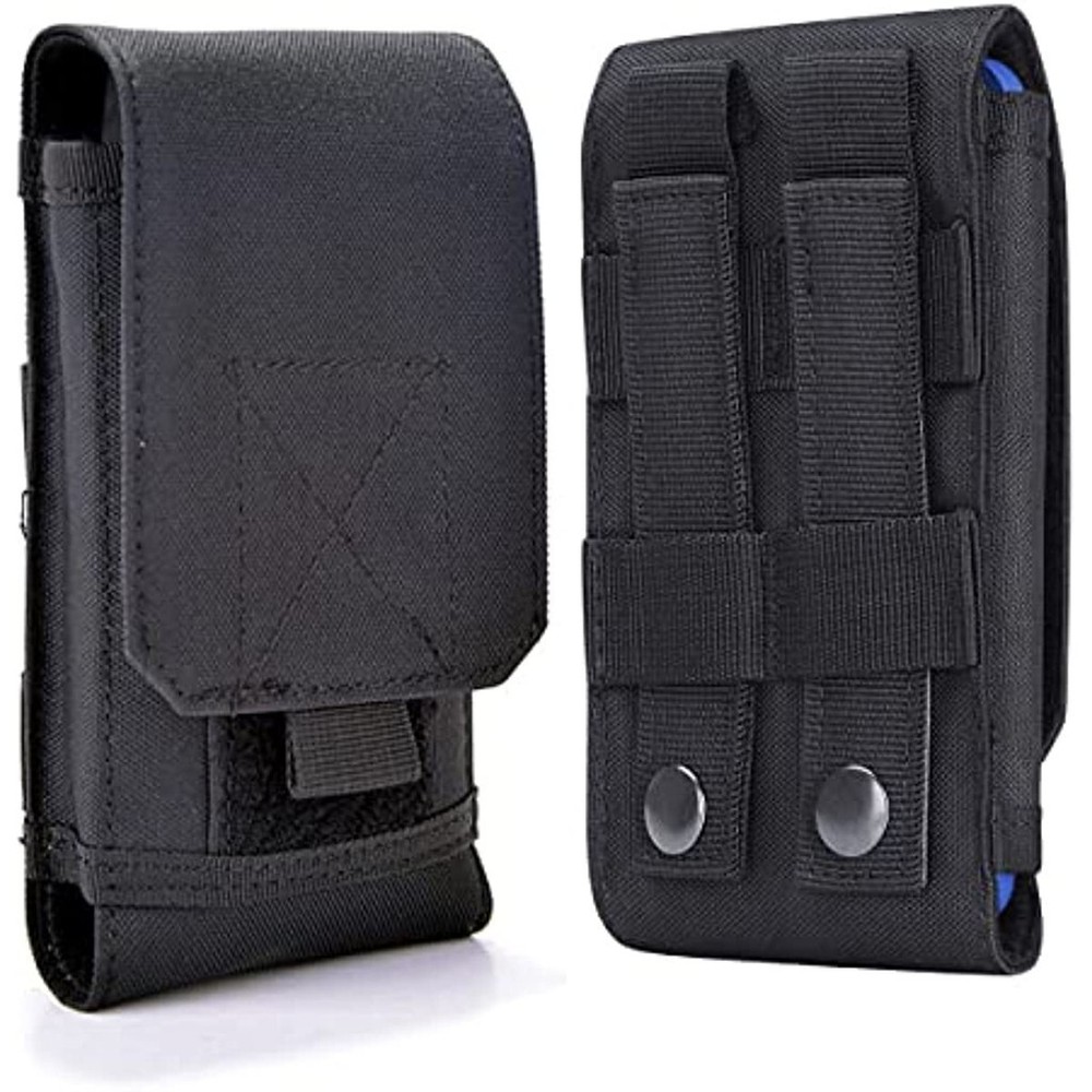 Tactical Universal Smartphone Leather Case Belt Pack EDC