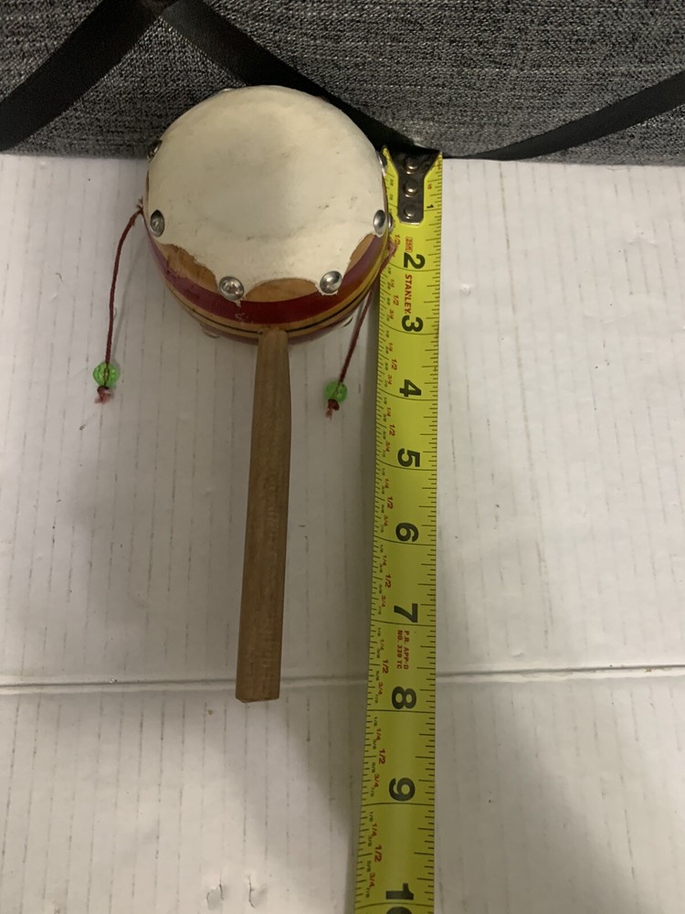 Decorative Mexican Spinning Drum/Monkey Drum