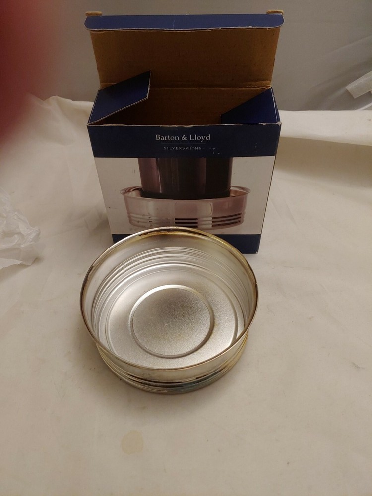 Barton & Lloyd Silver Plate Wine coaster In Box Pre-Owned