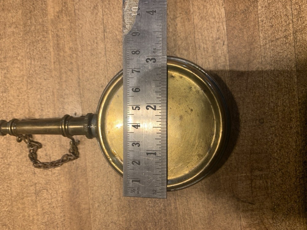 Antique Brass Banjo Oiler- War Time Oiler Can