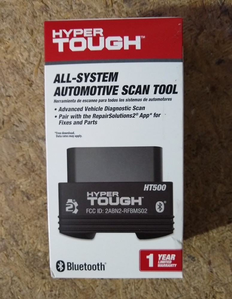 Hyper Tough HT500 Bluetooth All-System Automotive Scan Tool