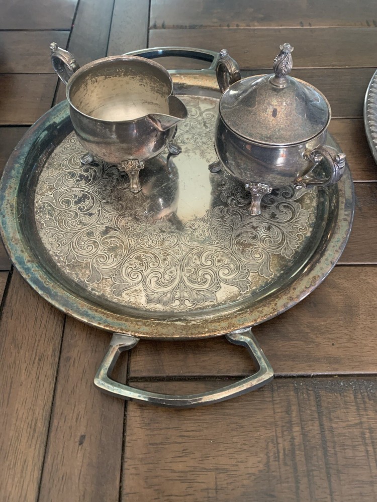 Vintage Silver Plated Tea Set