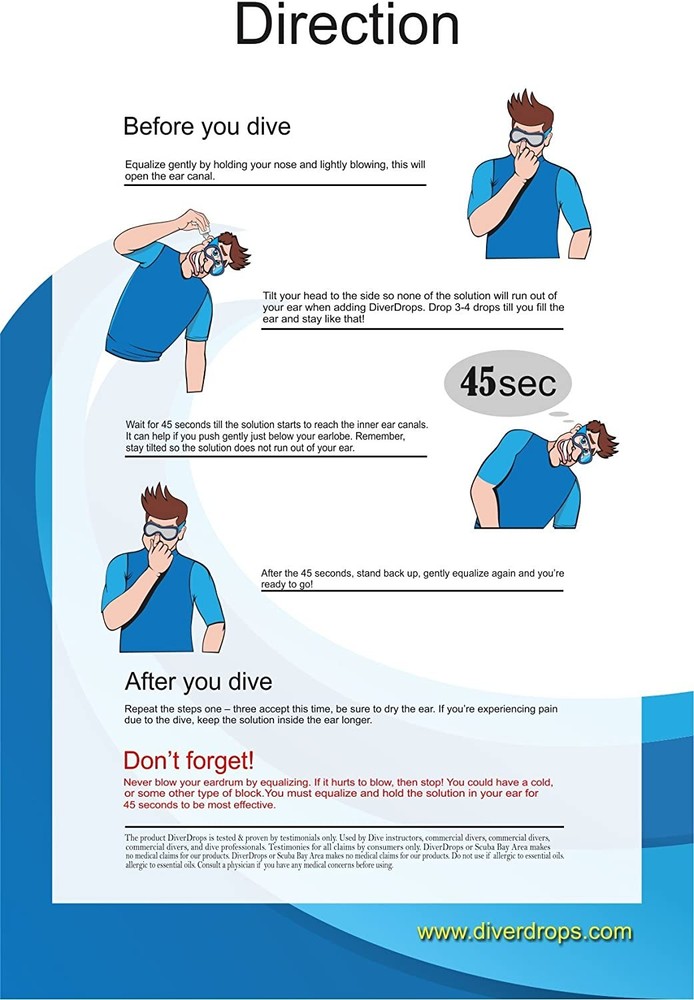 Diver Drops for Scuba Divers