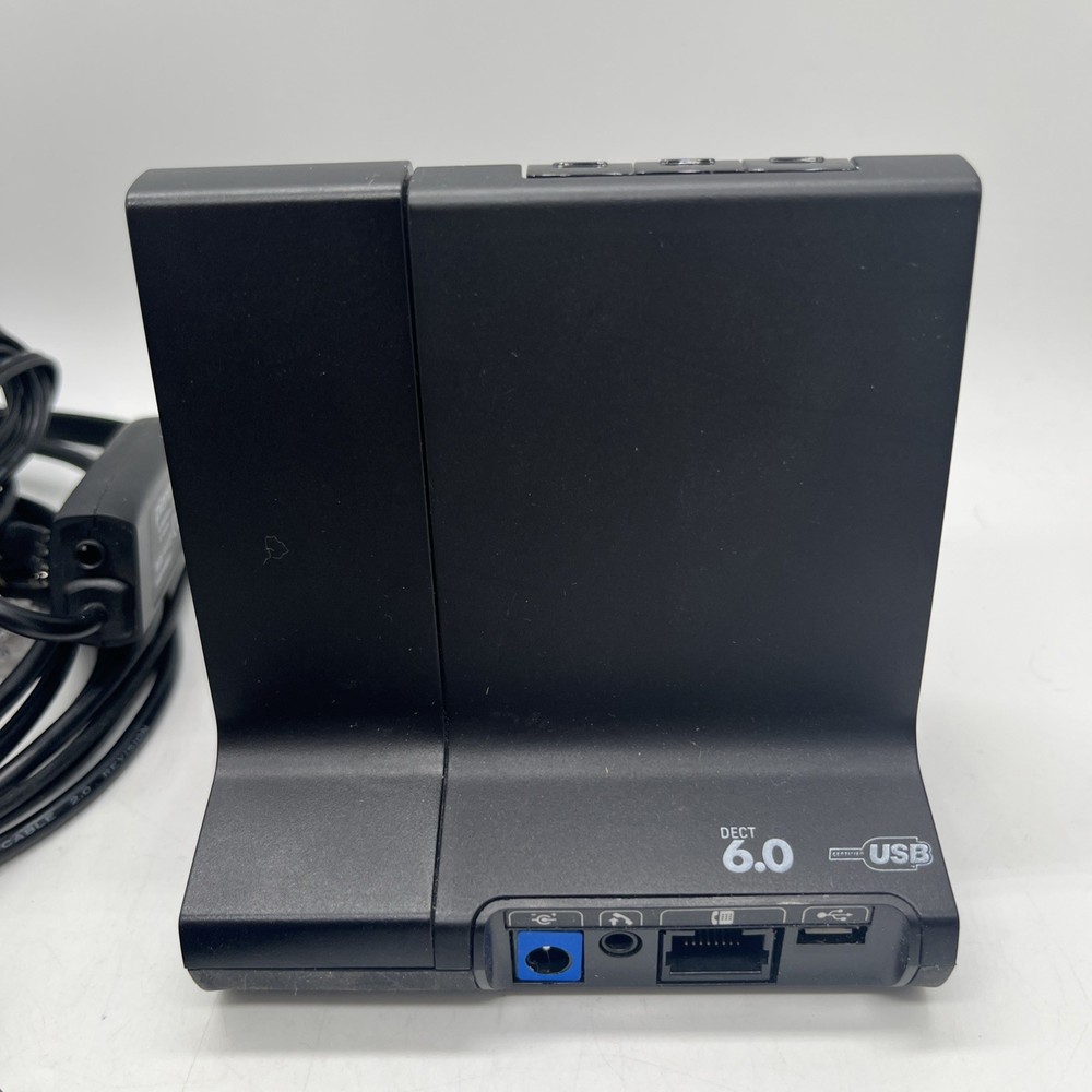 Plantronics Poly Wireless Headset and Base W8200B With Cords