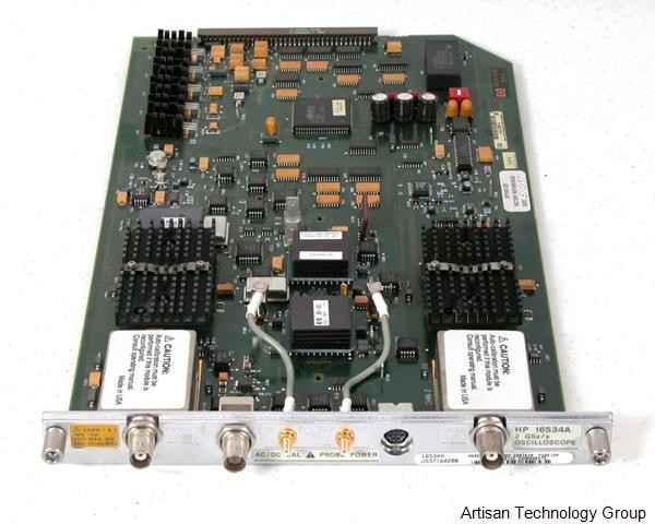 HP 16534A 2 GSa/s 2-Channel, 500 MHz BW Digitizing Oscilloscope Module