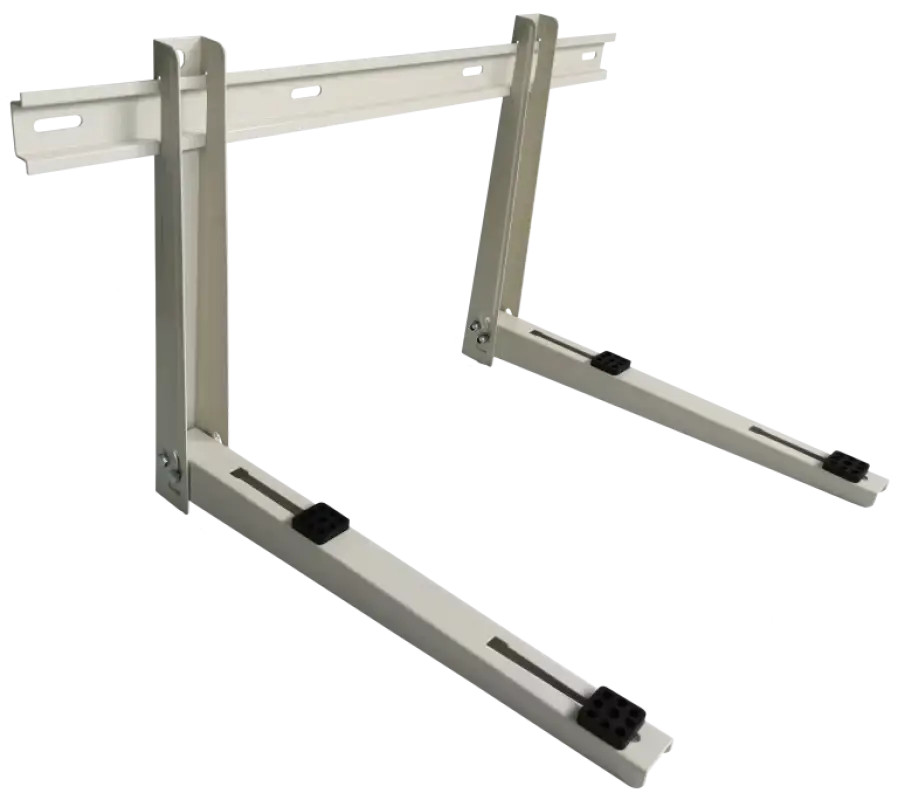 Mini Split Wall Mounting Bracket High Load Capacity Foldable Zinc