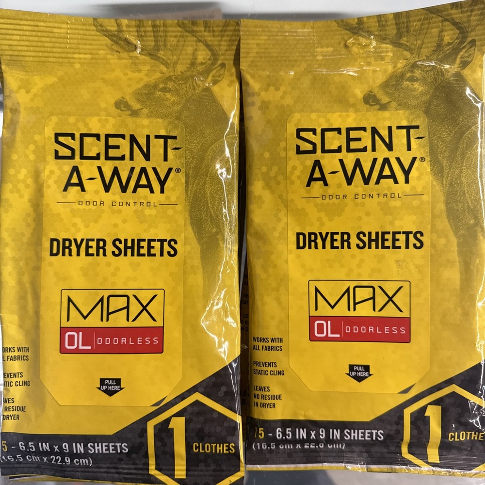 Scent A Way Dryer Sheets Max OL Odorless