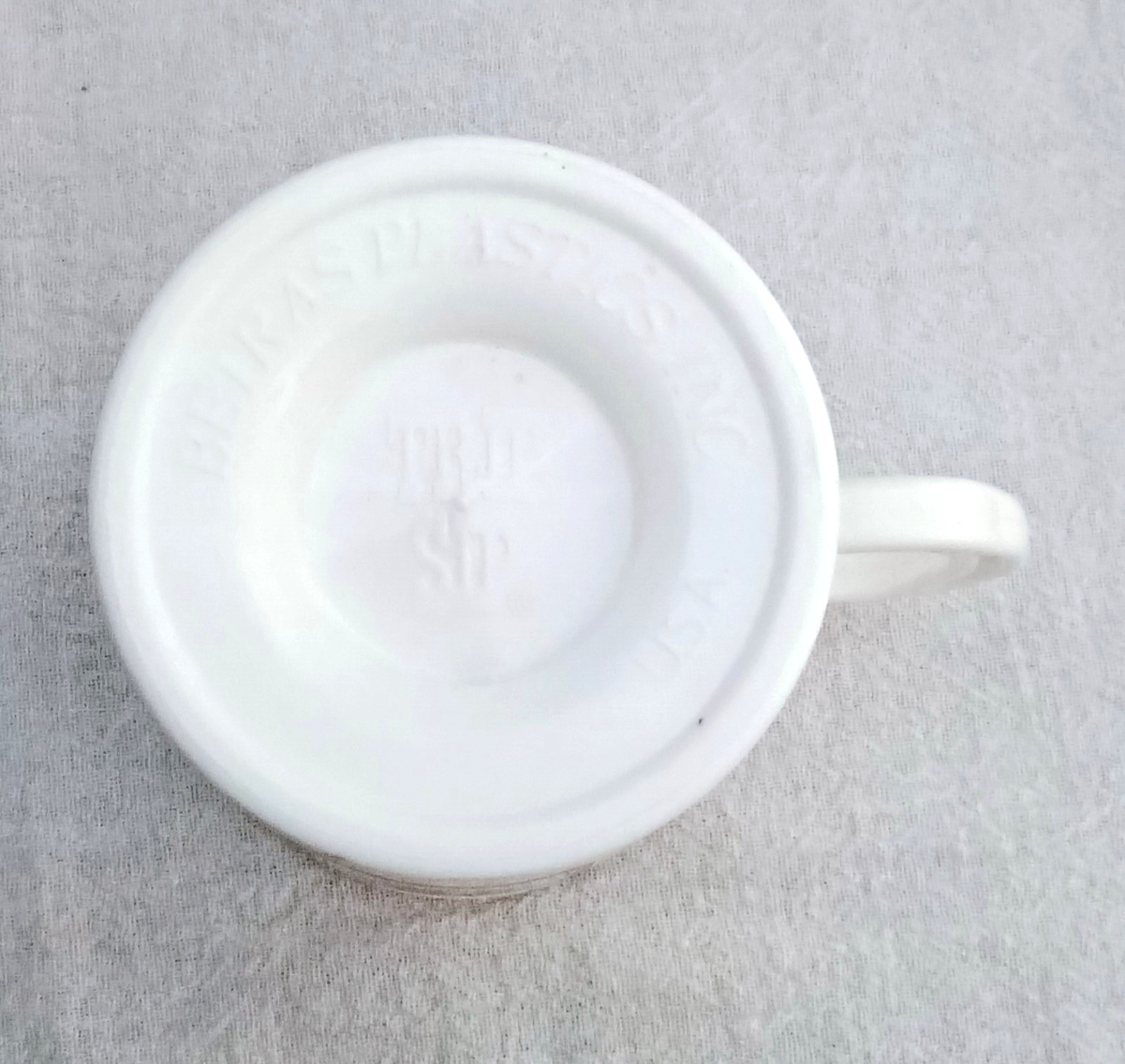 VINTAGE UNION 76 GAS STATION TRAVEL MUG CUP MISSING THE BOTTOM PIECE