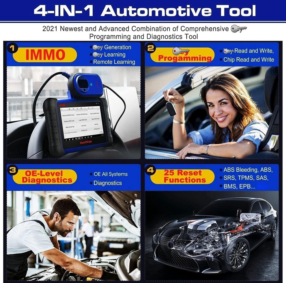 Autel MaxiIM IM508S IMMO KEY PROGRAMMING Auto Diagnostic Tool Full System Scan