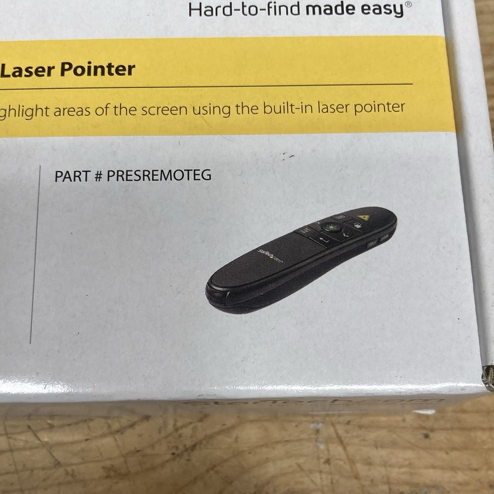 StarTech Wireless Presentation Remote with Green Laser Pointer NEW SEALED IN BOX