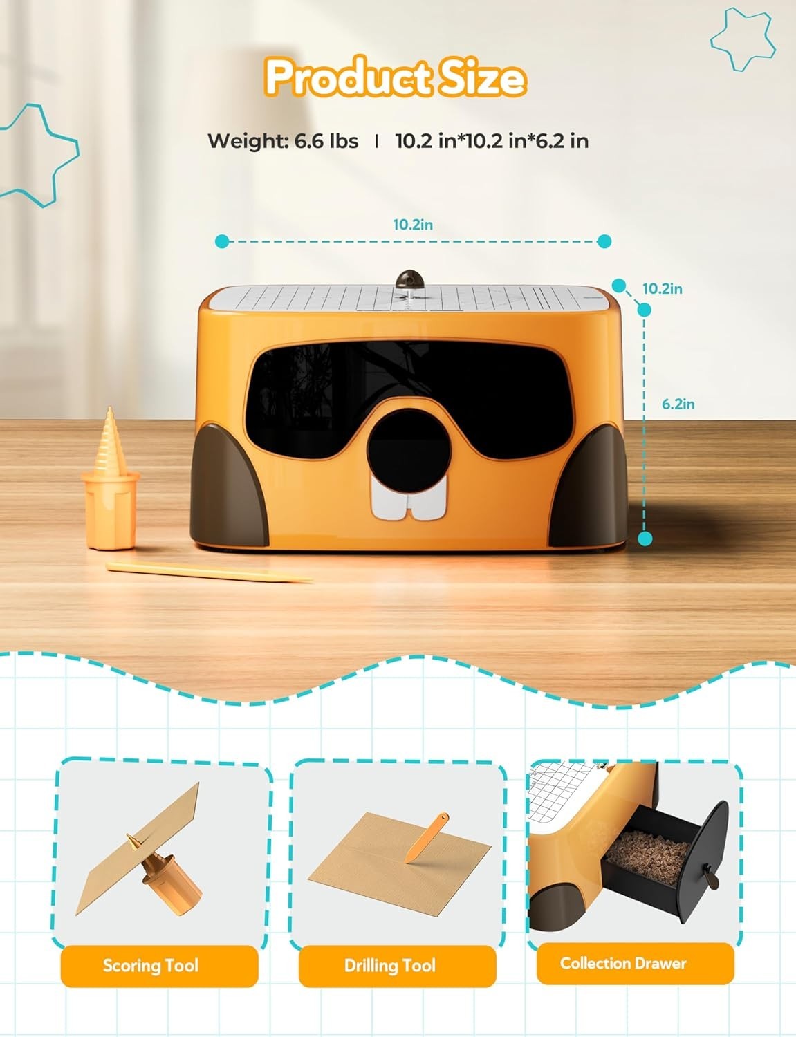 Kid-Safe Power Tool for Cutting Cardboard - STEM + STEAM Educational Toy