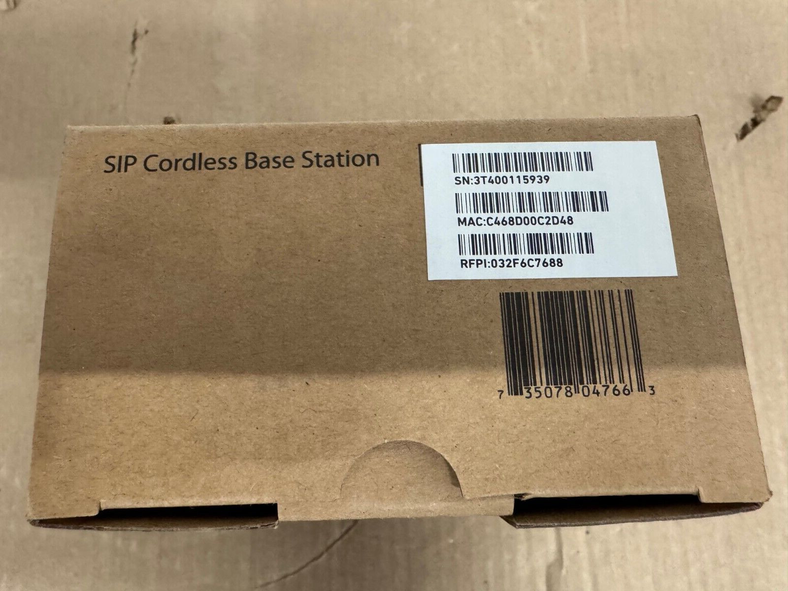 Nextiva X-650 DECT SIP cordless handset base station charger NEW in original box