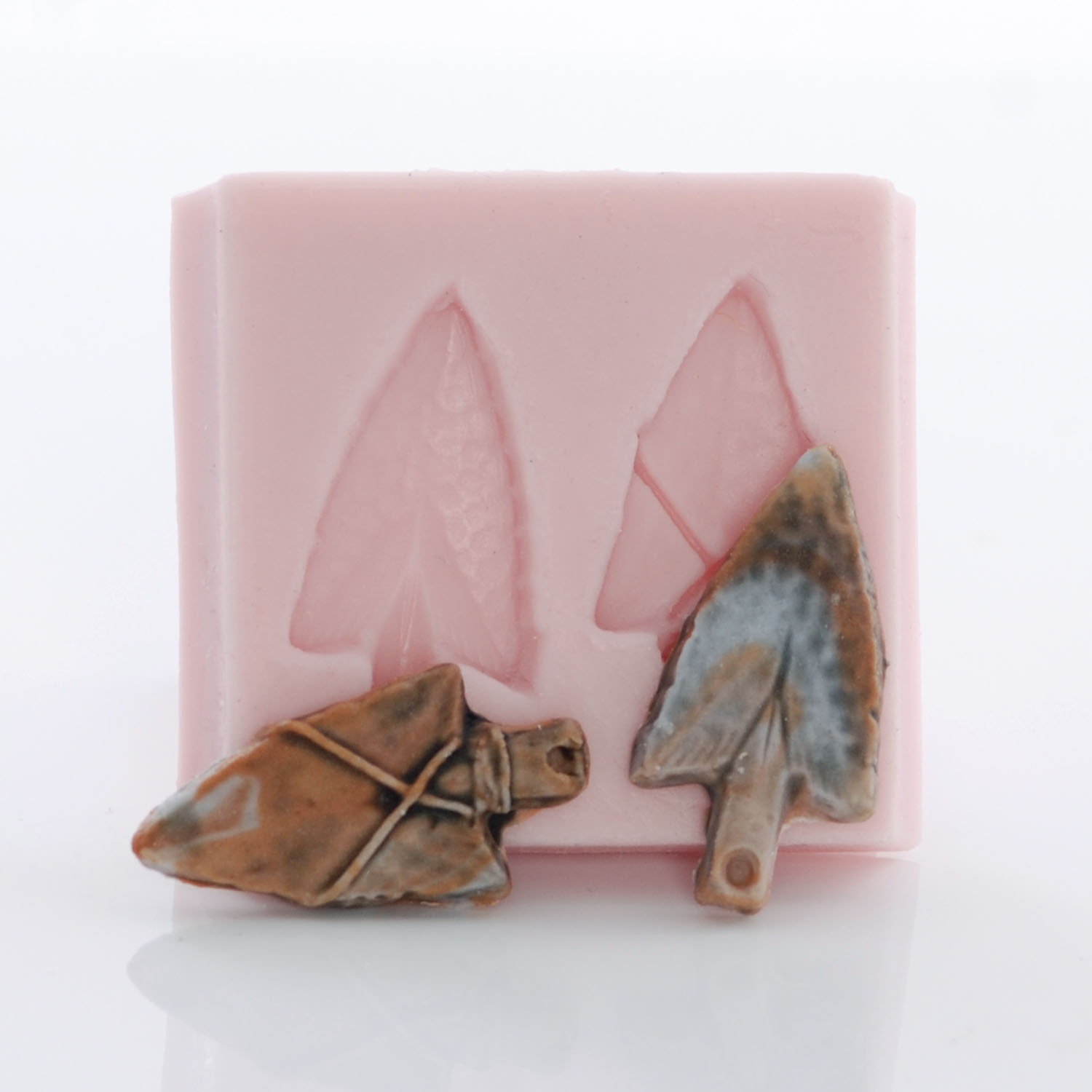 Arrowhead Silicone Mold - Polymer Clay, Metal Clay, Resin - Food Safe (954)