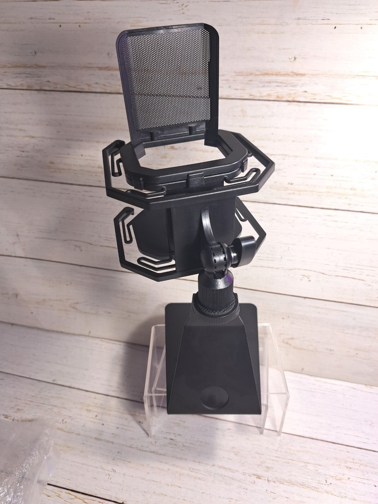 Microphone Pop Filter Stand 10.7" Microphone Stand Non Adjustable.