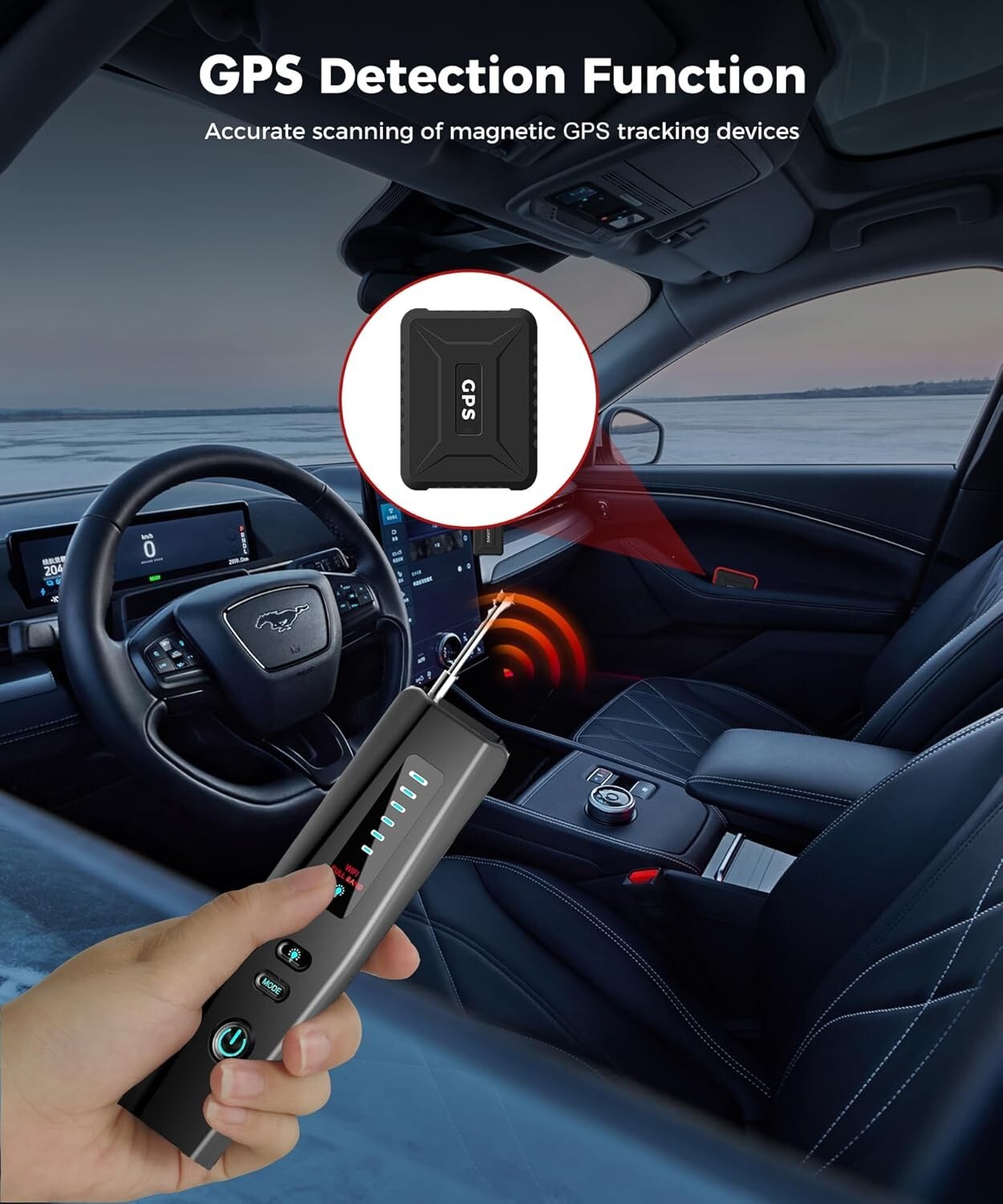 Hidden Camera Detector, Camera Detector, Anti Spy, GPS Tracker Detector, Portabl