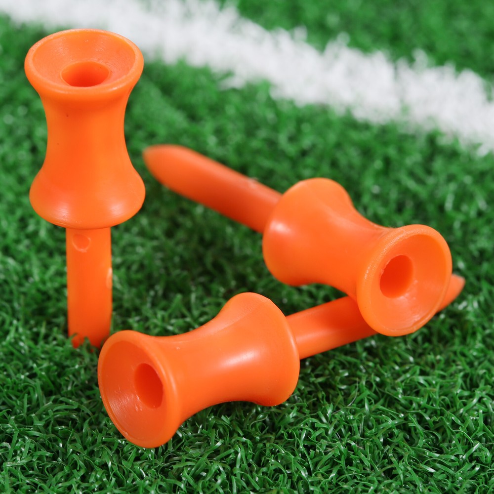 New 48mm Golf Tees Step Down Plastic Graduated Castle Tee Height Control 100pcs