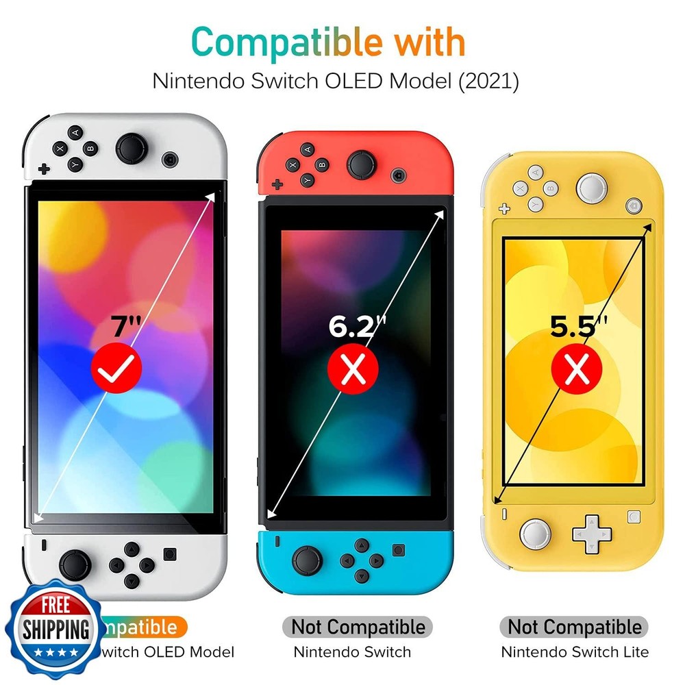 ivoler 4-Pack Tempered Glass Screen Protector Designed for Ninten