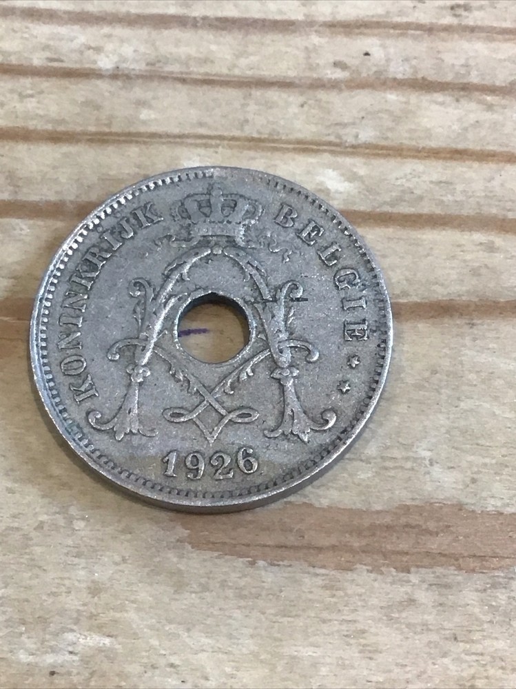 1926 Belgium 10 Centimes Coin
