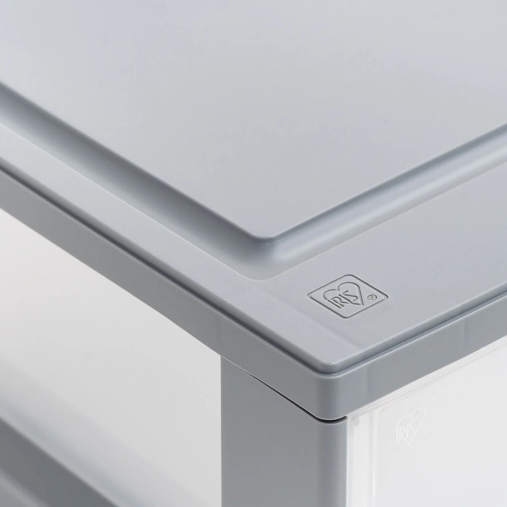 IRIS 6 Qt Small Plastic Drawers, under Bed Storage Bins, Stackable, Modular 5Pk