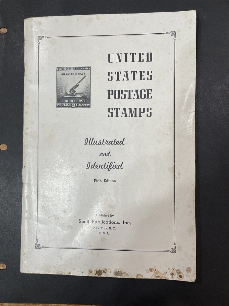 VINTAGE 1942 United States Stamps Illustrated and Identified 5th Edition 1942