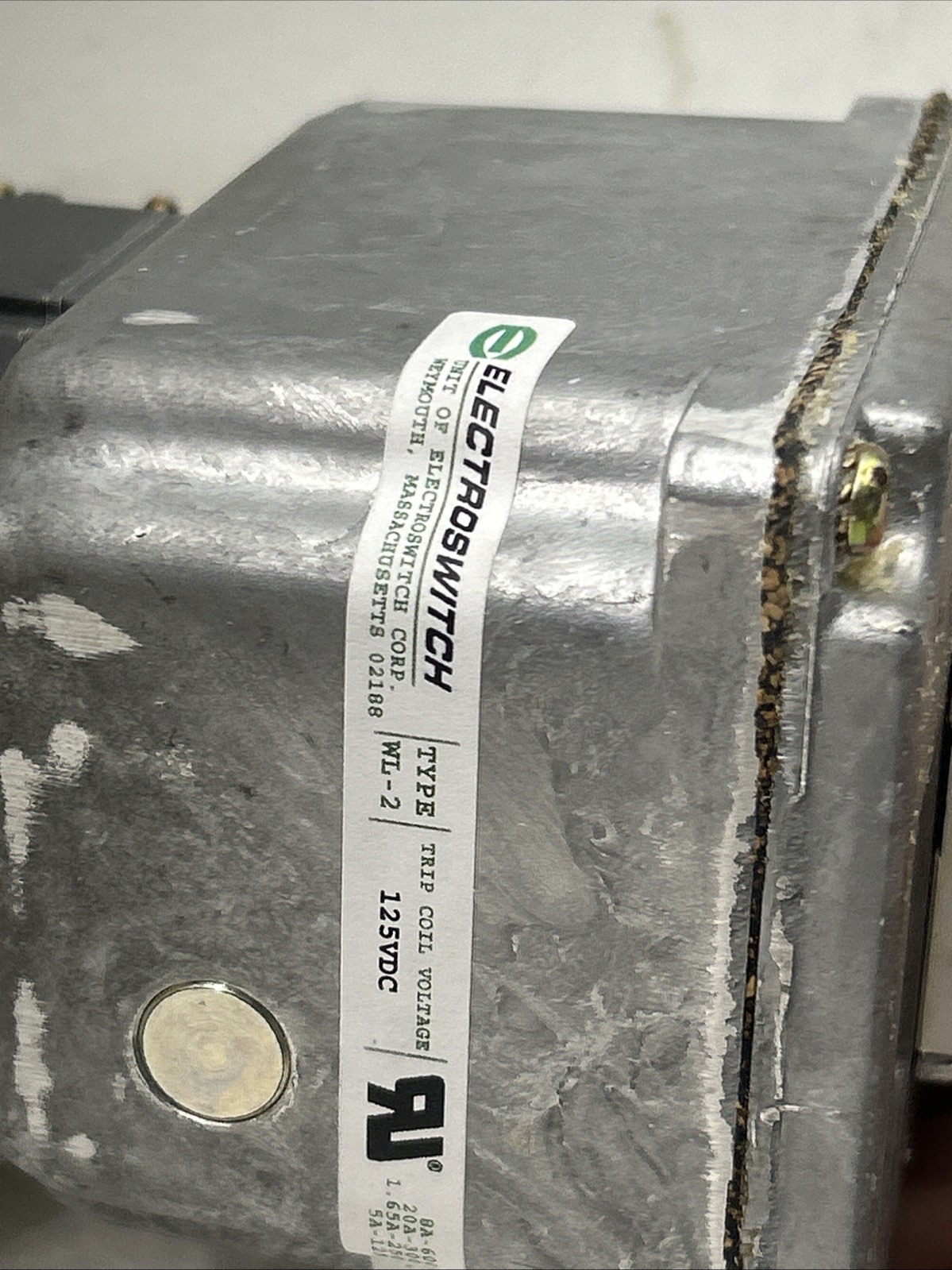 electroswitch rotary WL-2 796a200g06 Lock Out Relay Switch 480 Vac