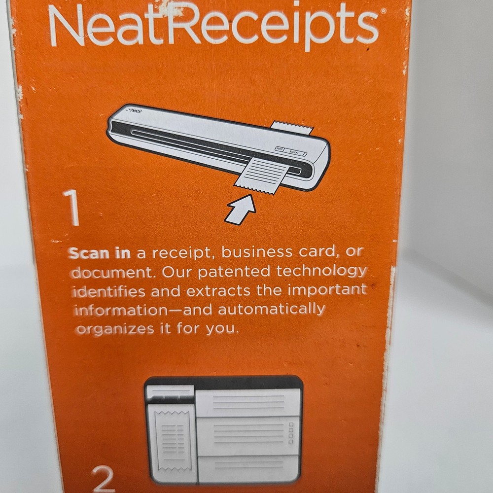 NeatReceipts Mobile Document Scanner & Digital FILE System NOB READ DESCRIPTION
