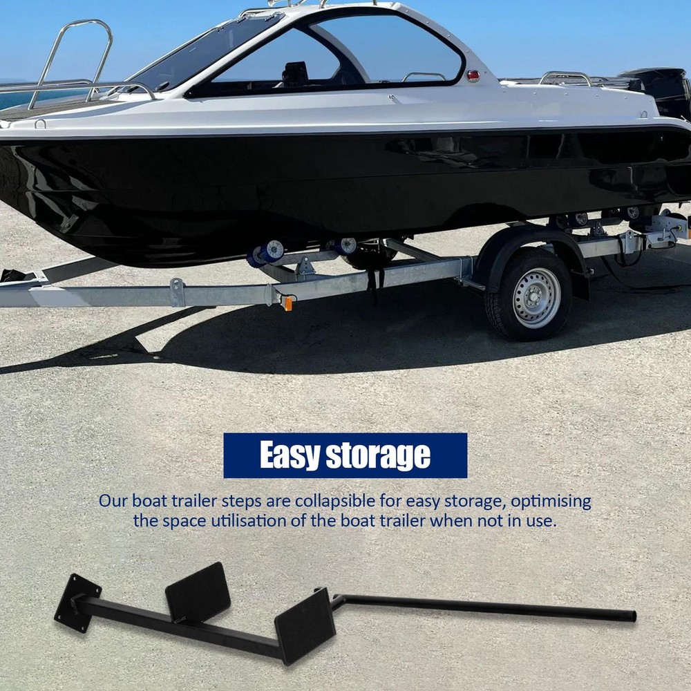 2 Step Boat Step Combo Boat Trailer Steps Replacement For Universal