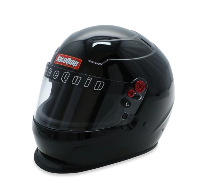 NEW RaceQuip Pro25 SA2025 Helmet Gloss BLACK Large Full Face IMCA USRA