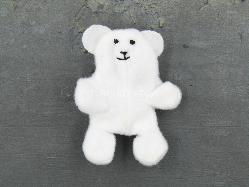 1/6 Scale Toy White Polar Bear Backpack