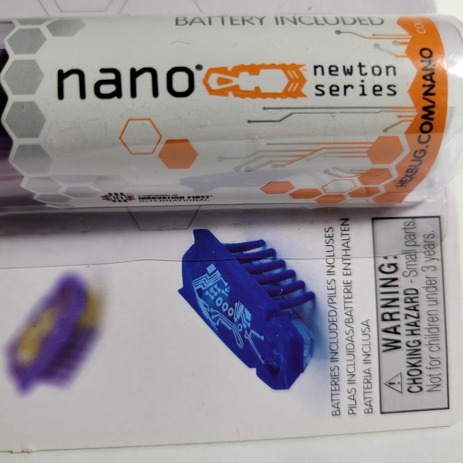 NEW ~ HexBug Nano Newton Series ~ Dark Purple ~ Micro Robotic Creature 477-2409