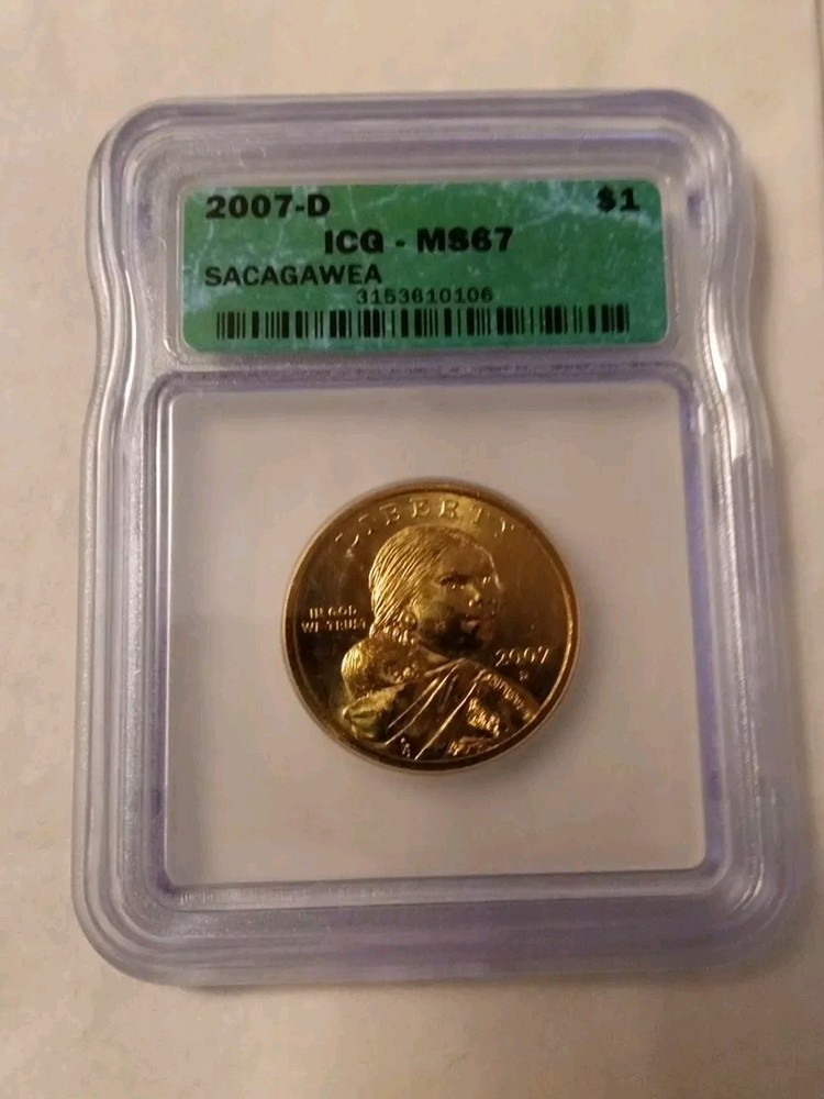 2007-D Sacagawea Dollar ICG MS67