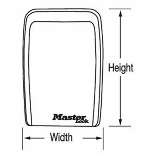 Master Lock 5423D SafeSpace Wall Mount Push Button Lock Box