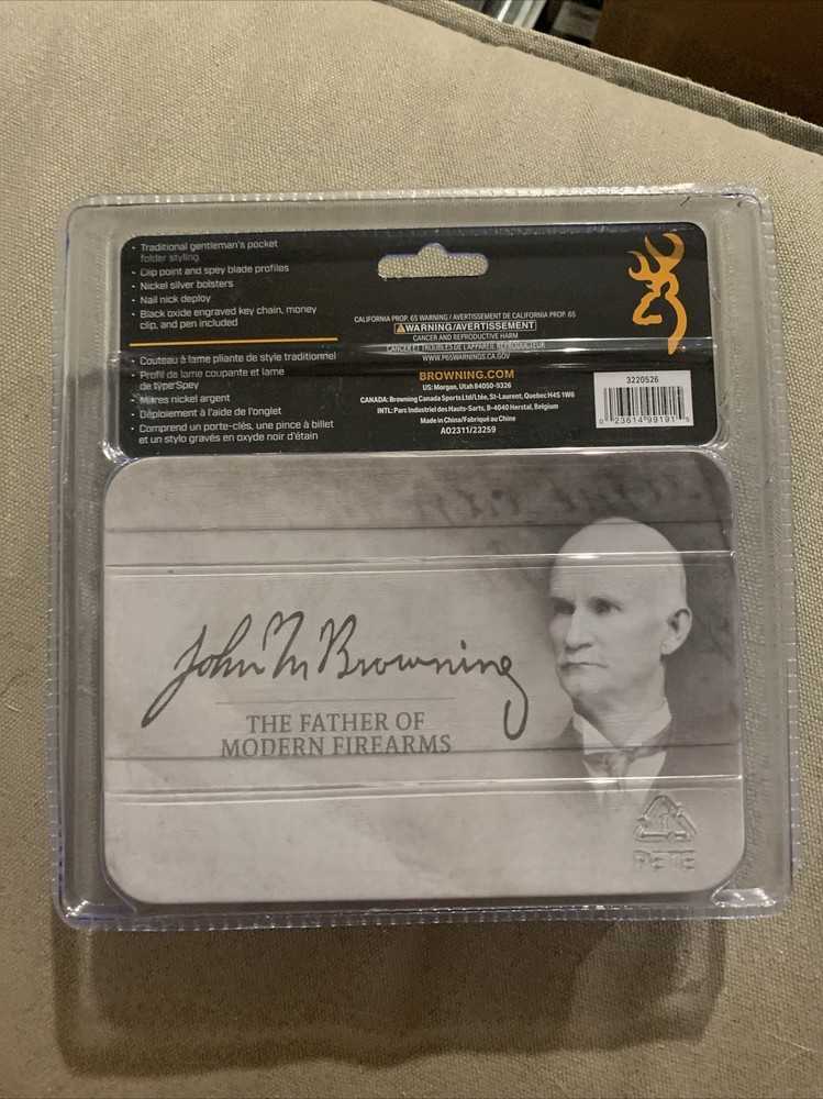 Browning John M. Browning Combo with Gift Tin